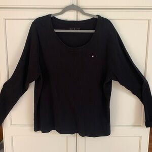 Women’s Tommy Hilfiger black  1X cotton jersey